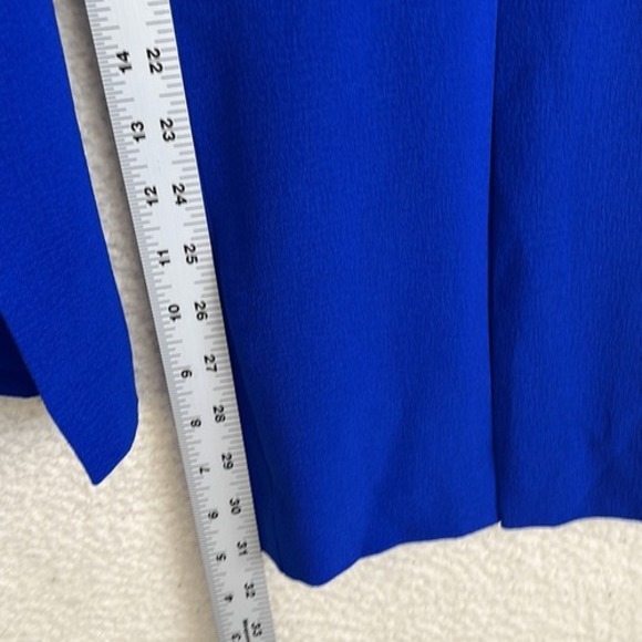 Dress the Population Pants Womens XXS‎ Blue Ashton Wide Leg Split Hem - Picture 8 of 13